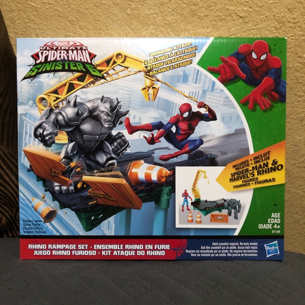 Marvel Spider-Man Rhino Rampage Play Set